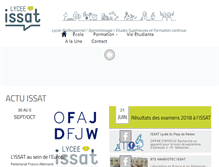 Tablet Screenshot of issat.info